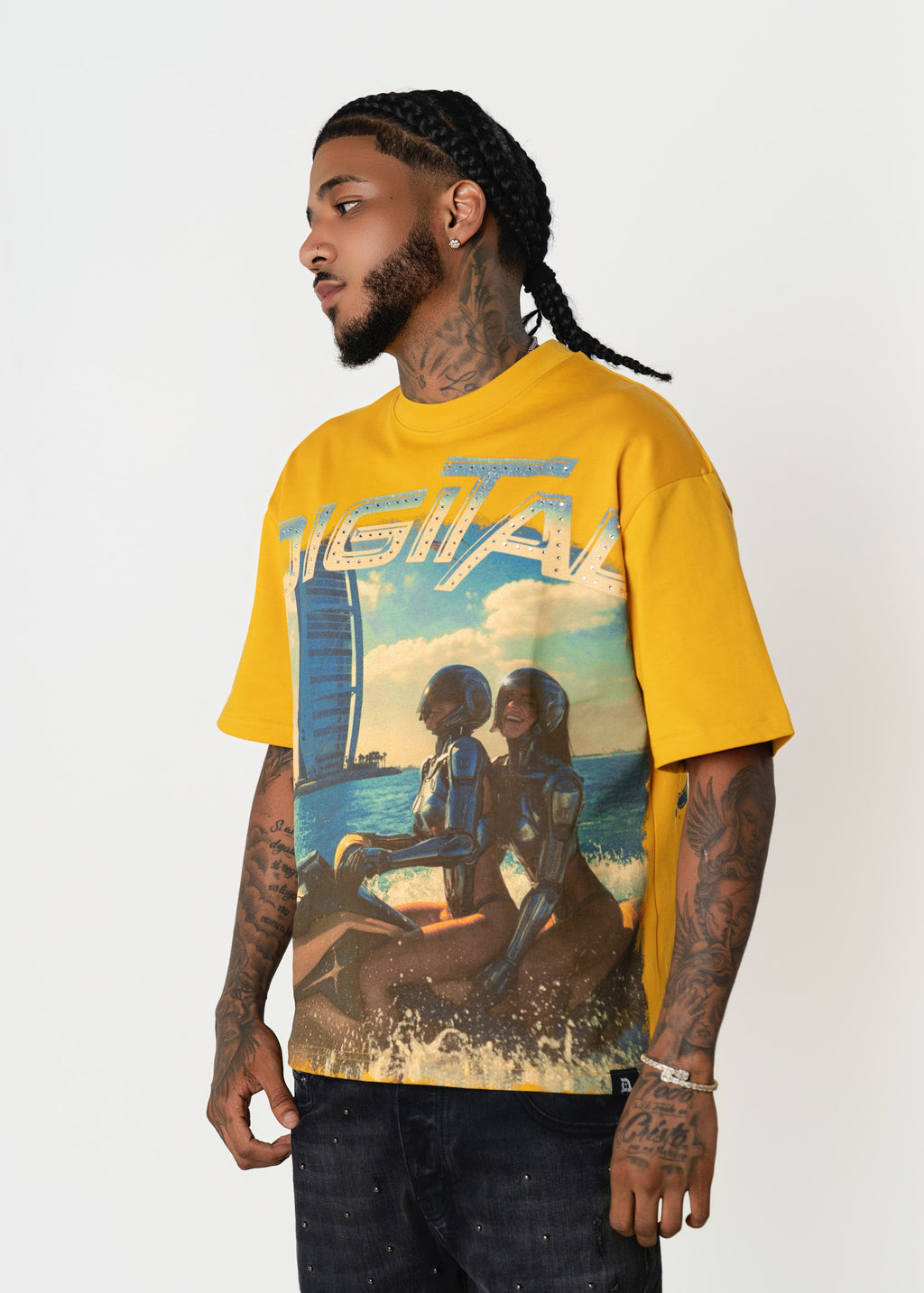 Jet ski digital T-shirt