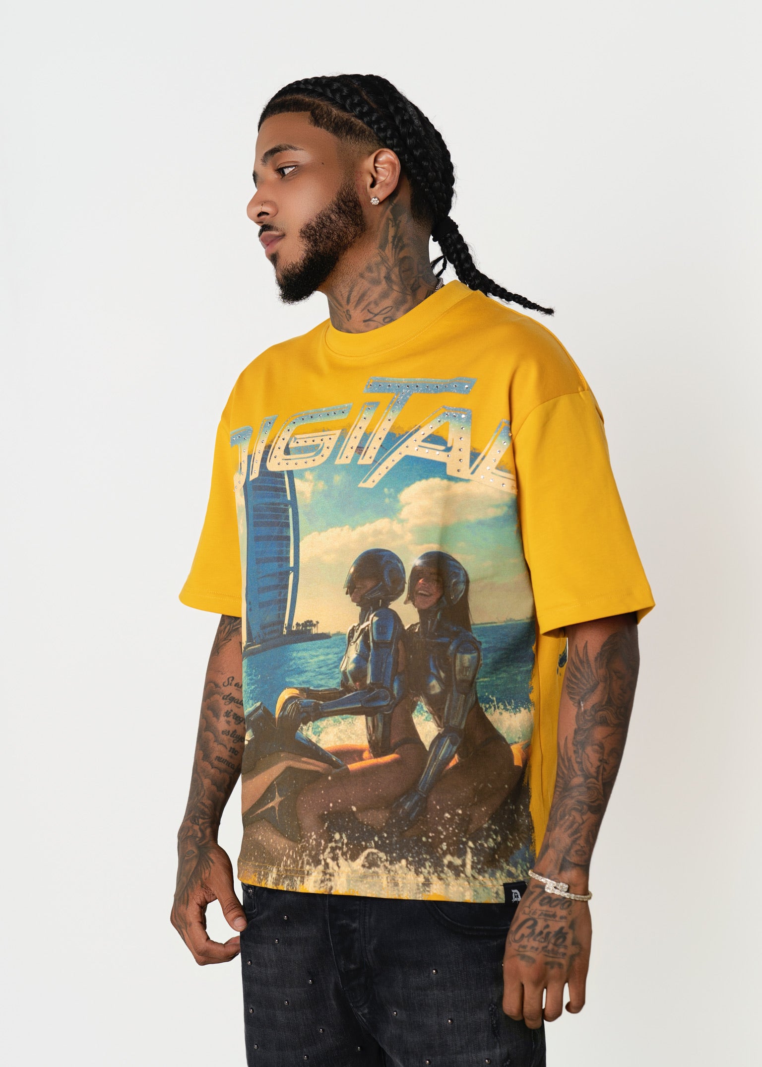 Jet ski digital T-shirt