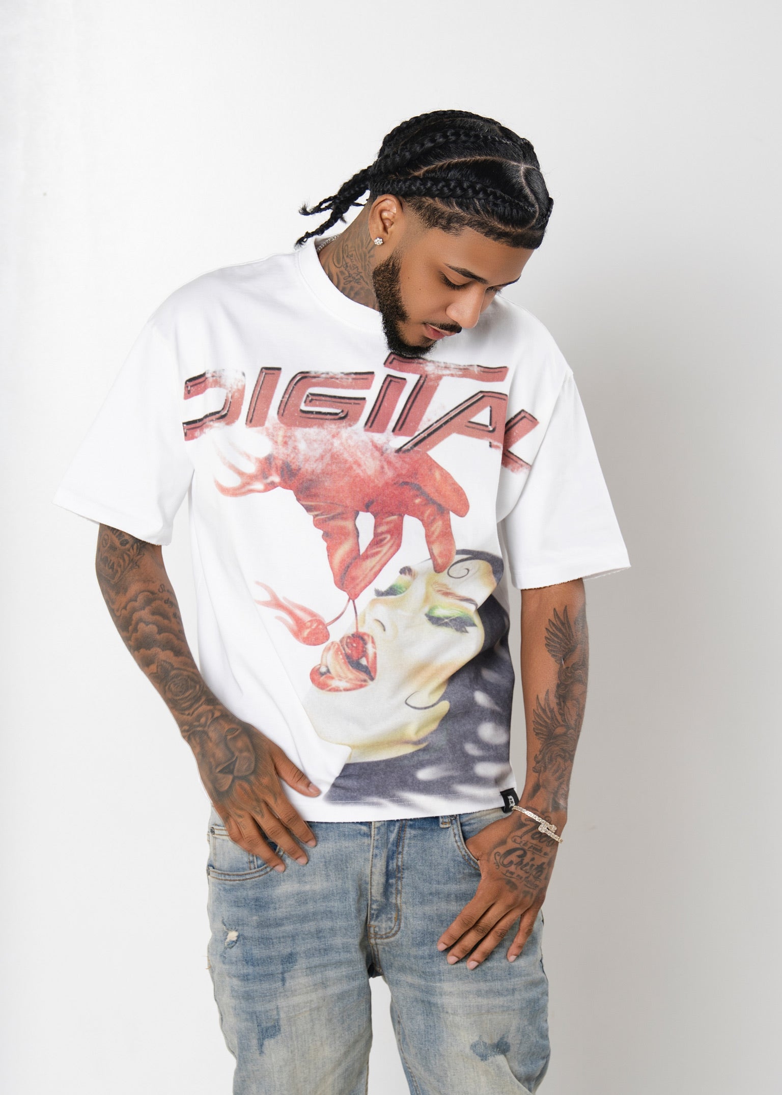 Wild cherry digital T-shirt
