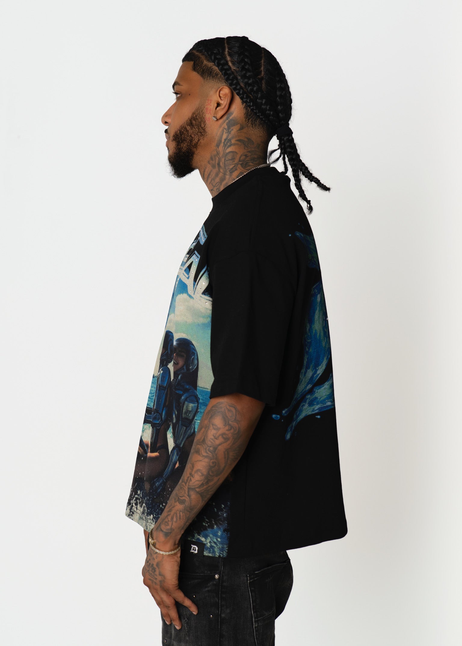 Jet ski digital T-shirt