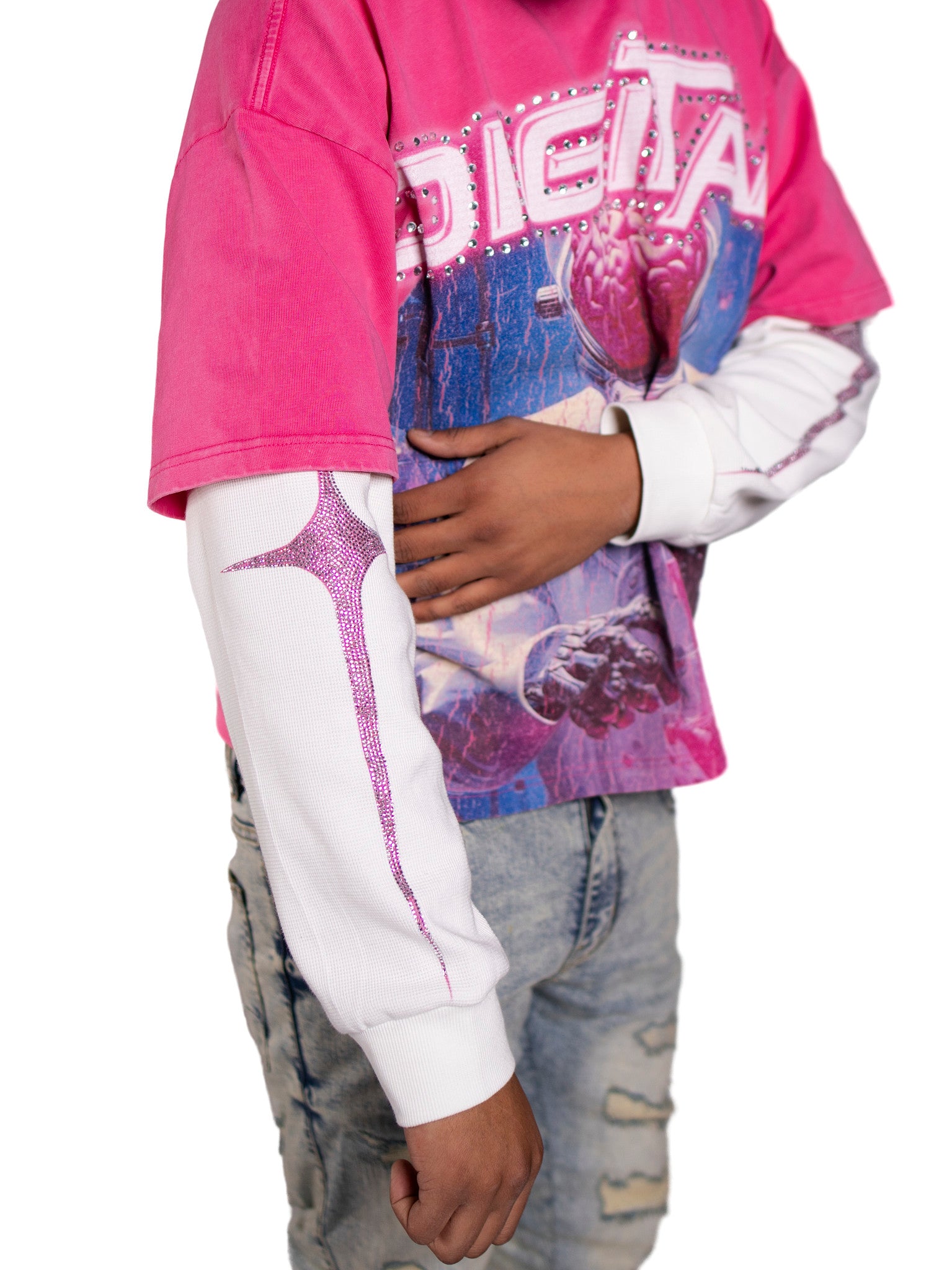 DIGITAL Pink Lab Long-Sleeved Tee