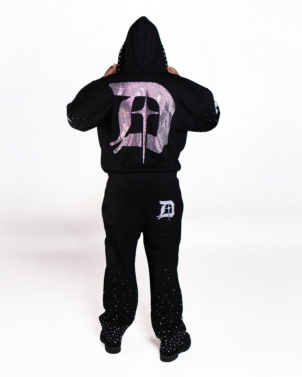 DGL black sweatsuit