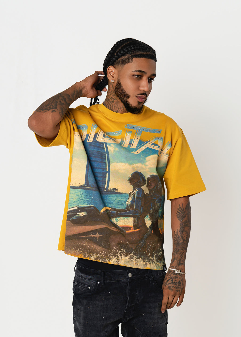 Jet ski digital T-shirt