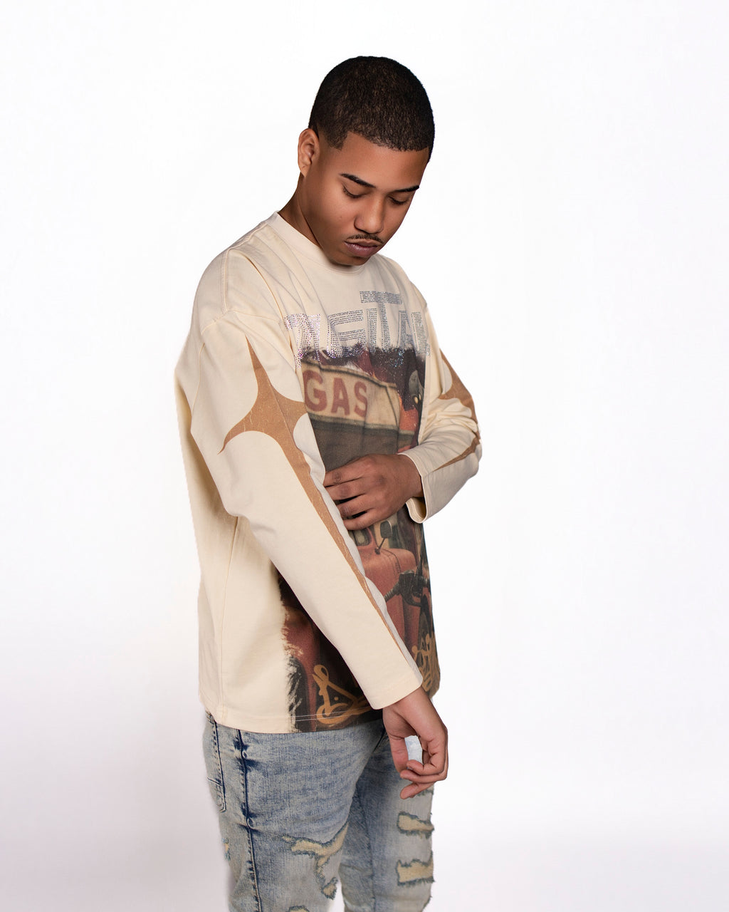 DIGITAL OLD WEST LONG-SLEEVED TEE