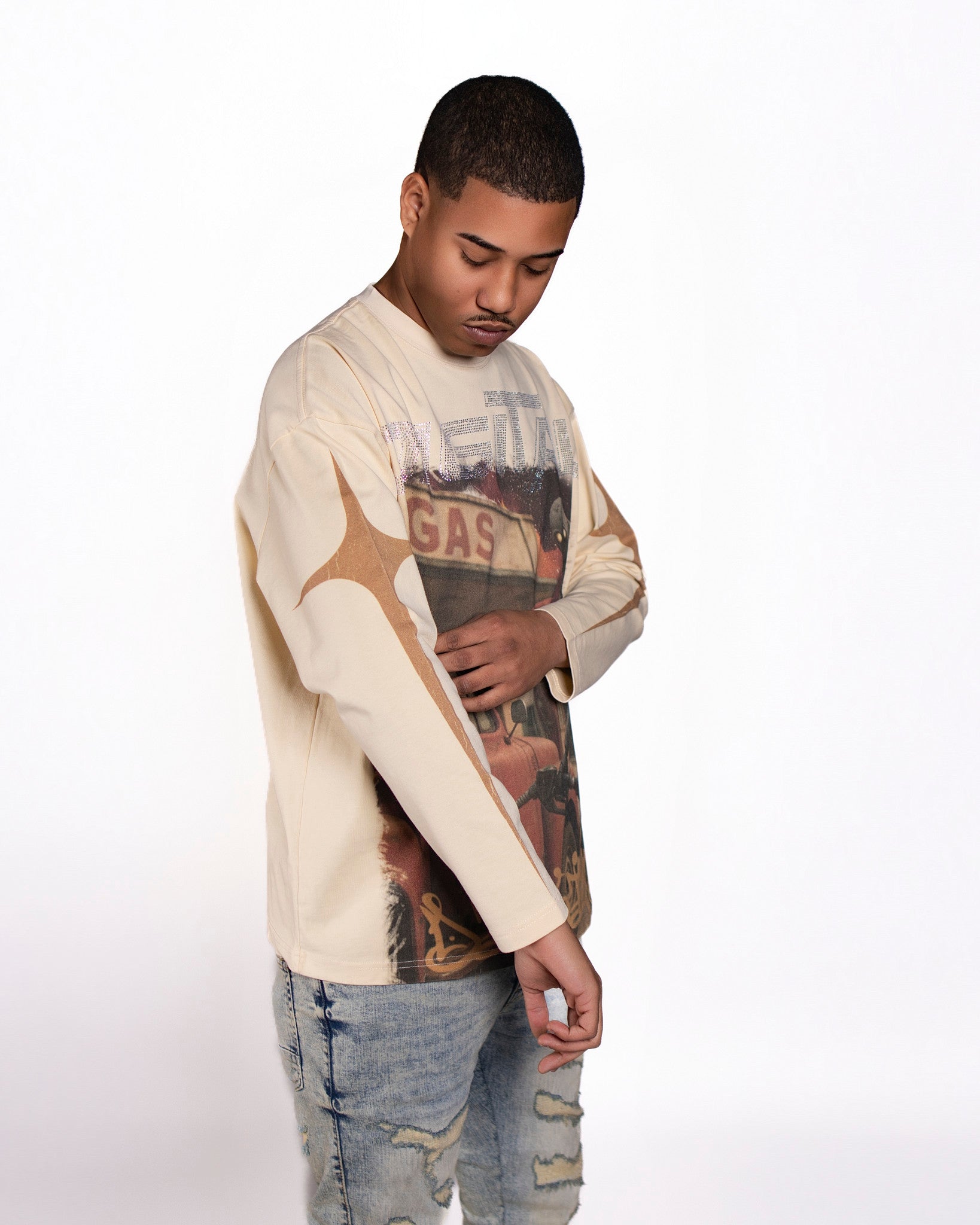 DIGITAL OLD WEST LONG-SLEEVED TEE