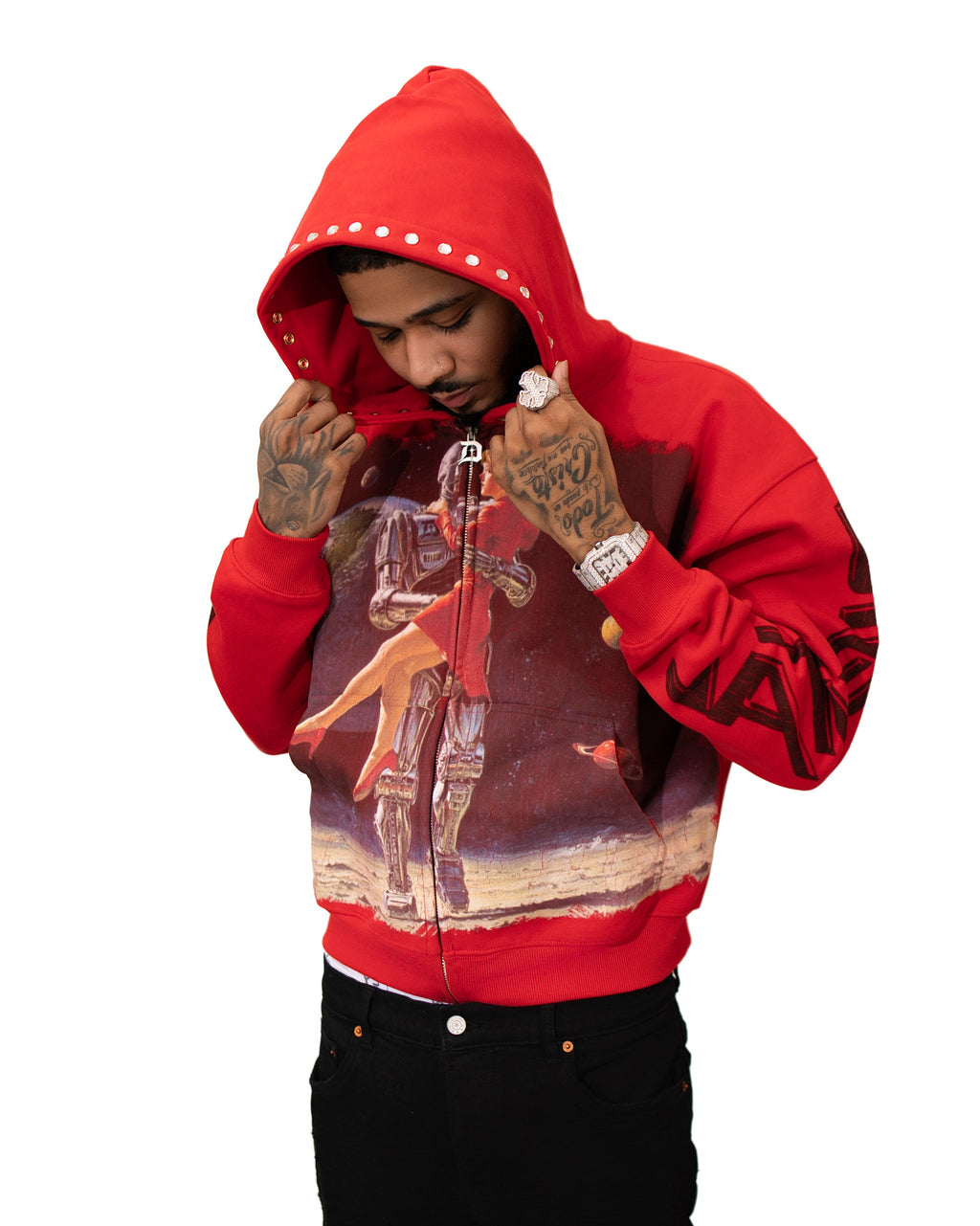 Impossible love digital hoodie