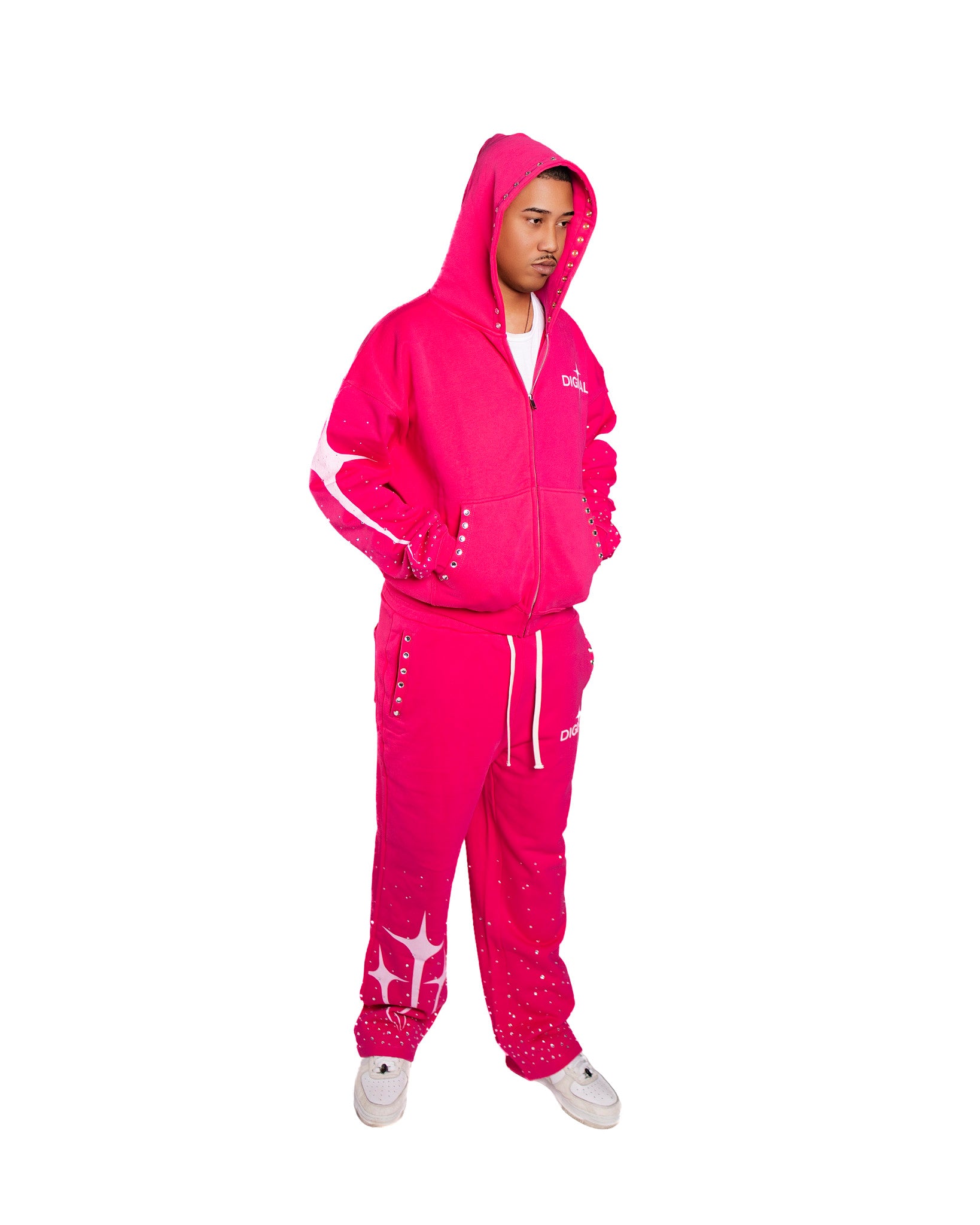 DGL pink sweatsuit