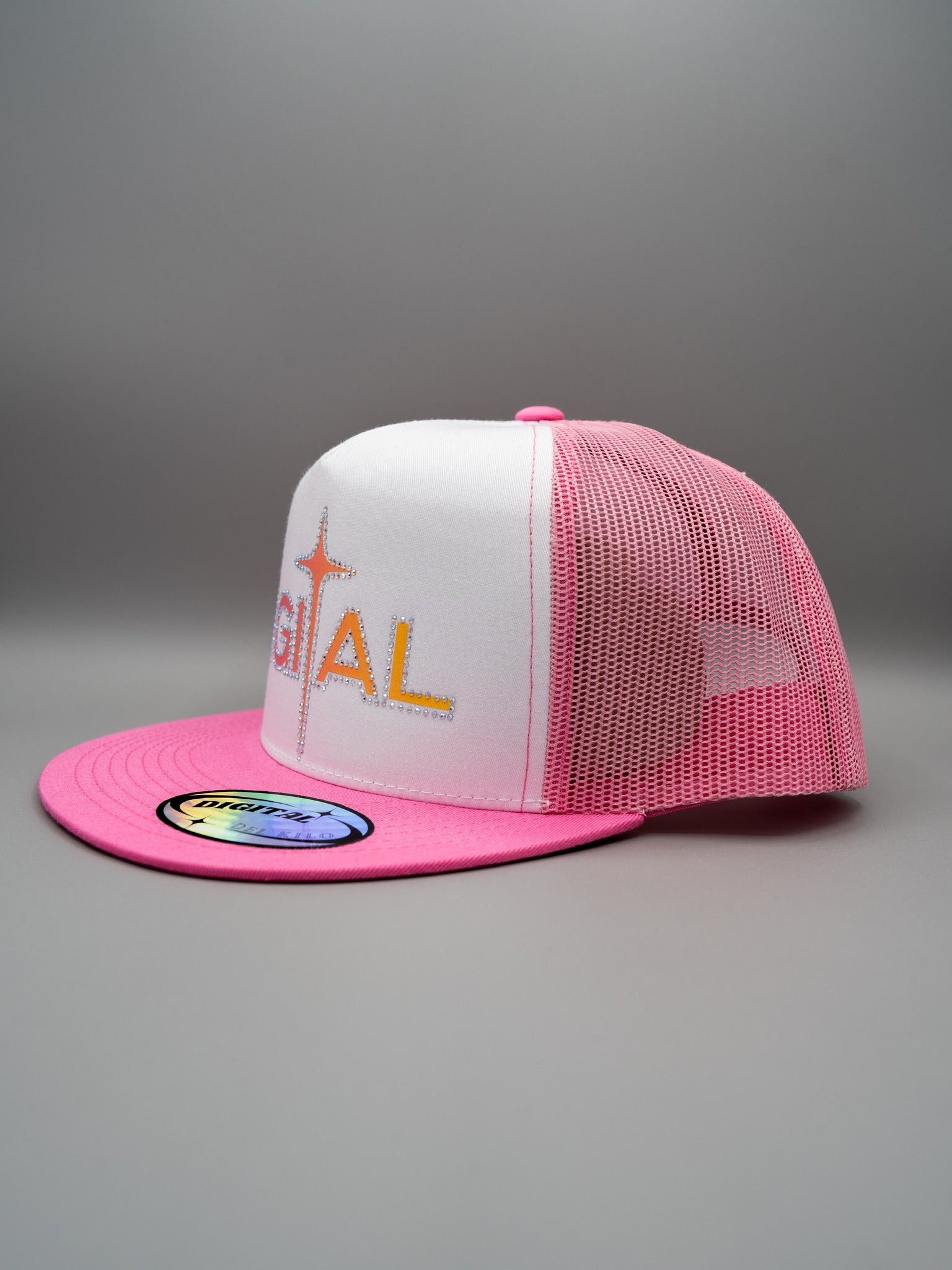 DGL PINK+WHITE CAP