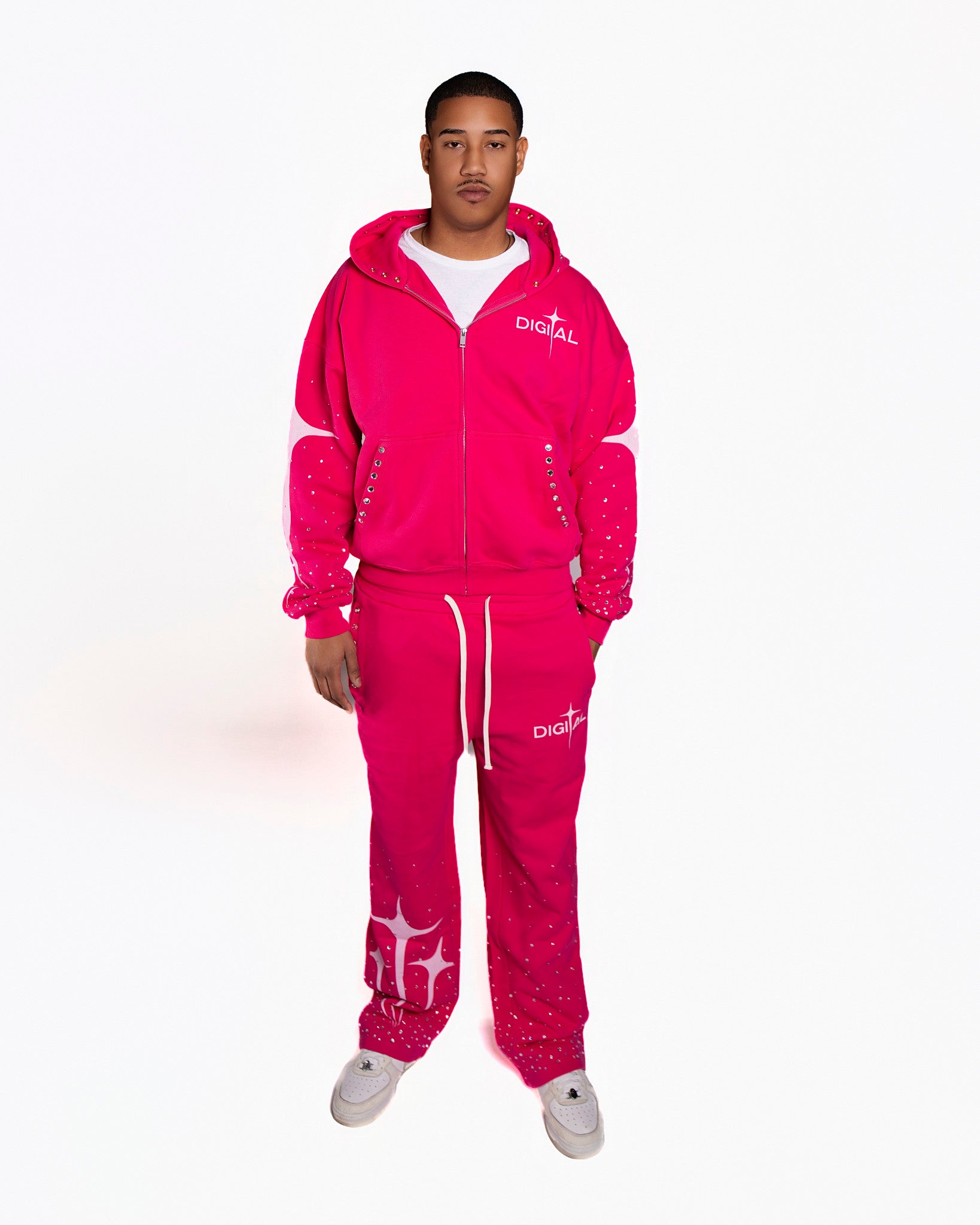 DGL pink sweatsuit
