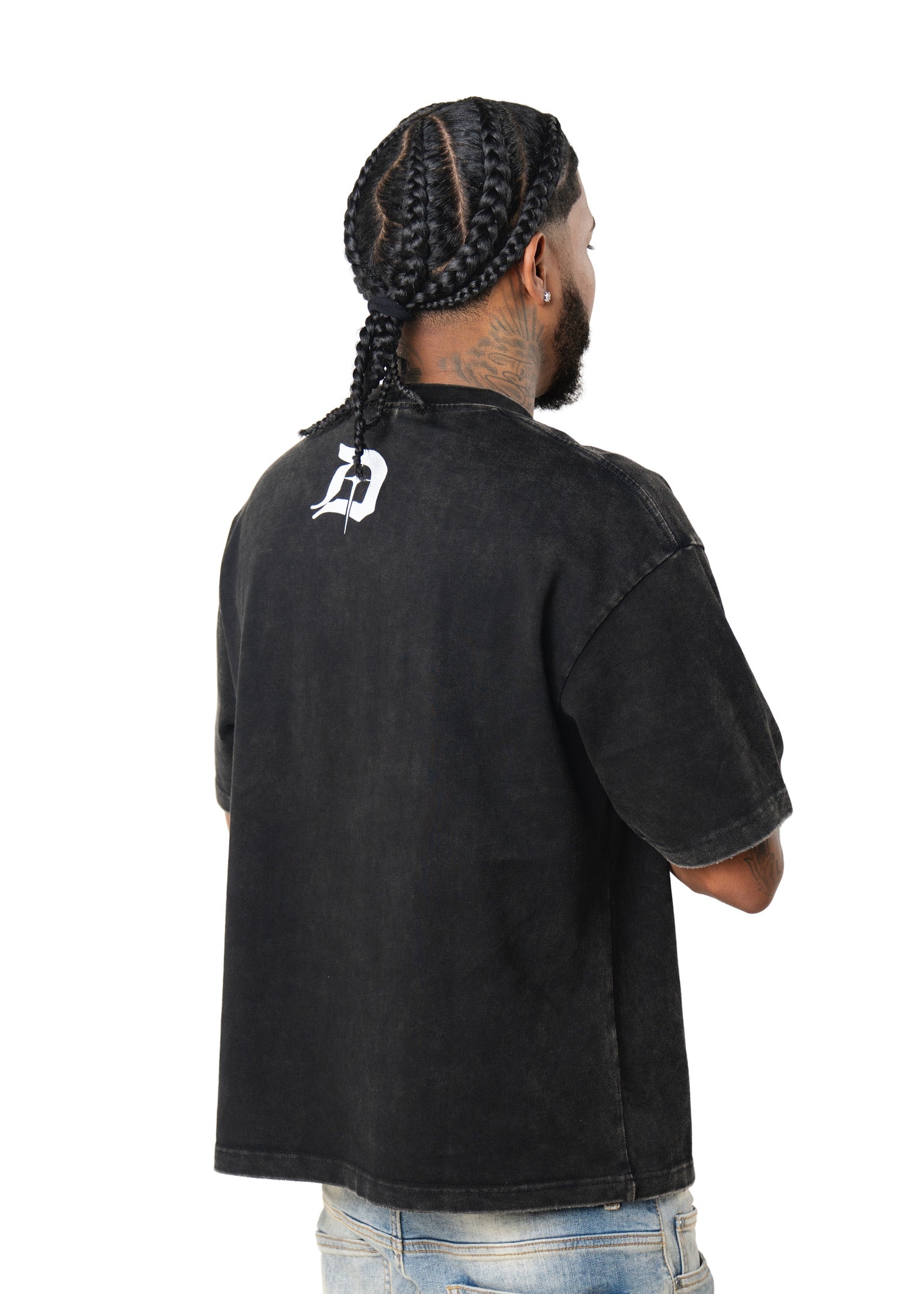 Wild cherry digital T-shirt - washed