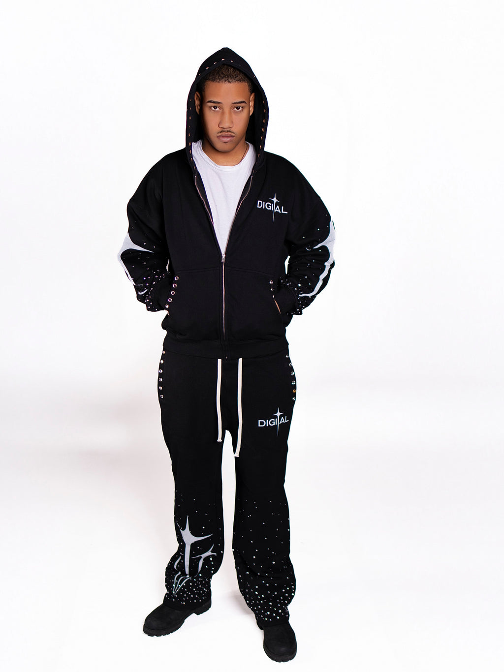 DGL black sweatsuit