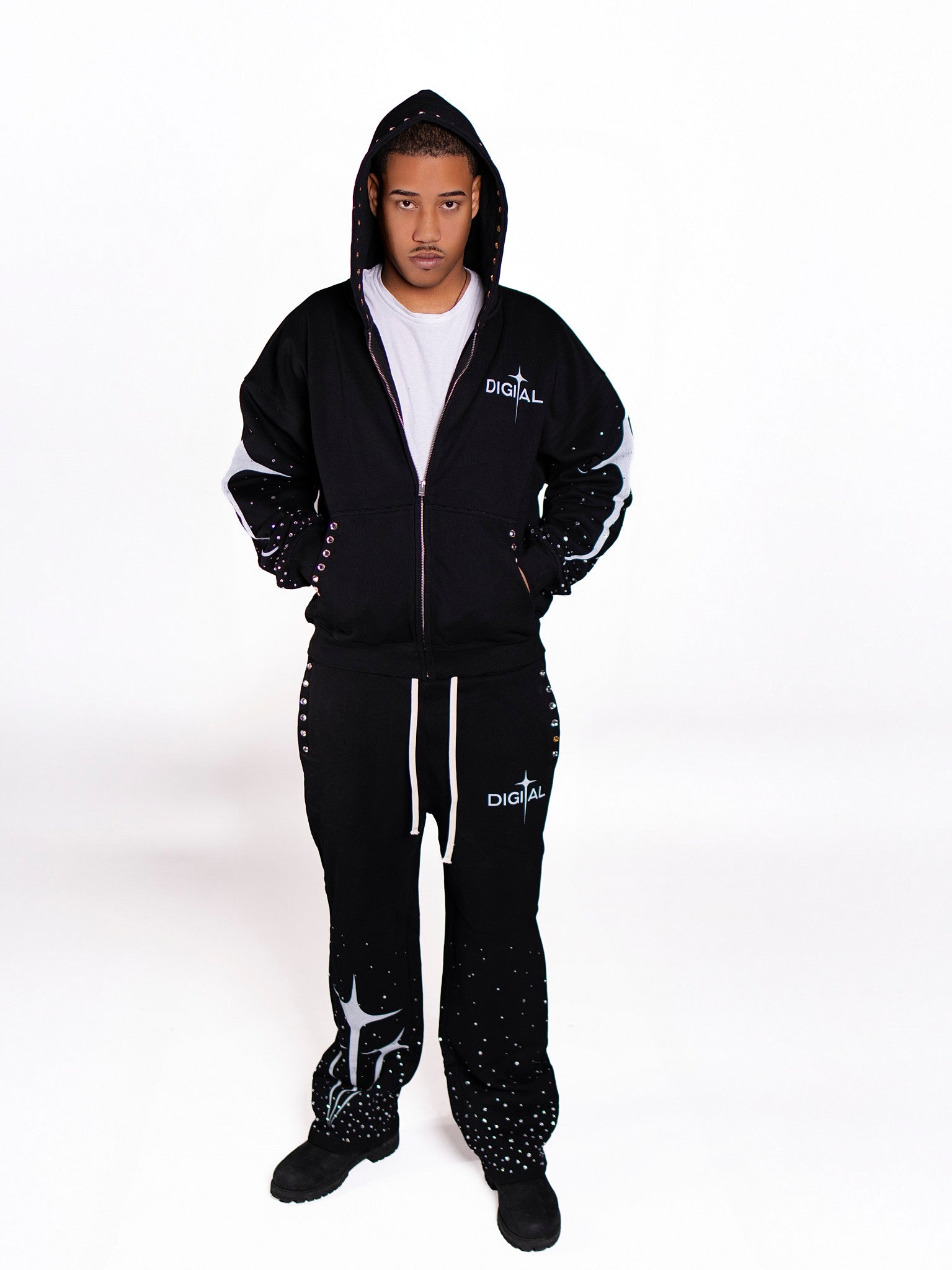 DGL black sweatsuit