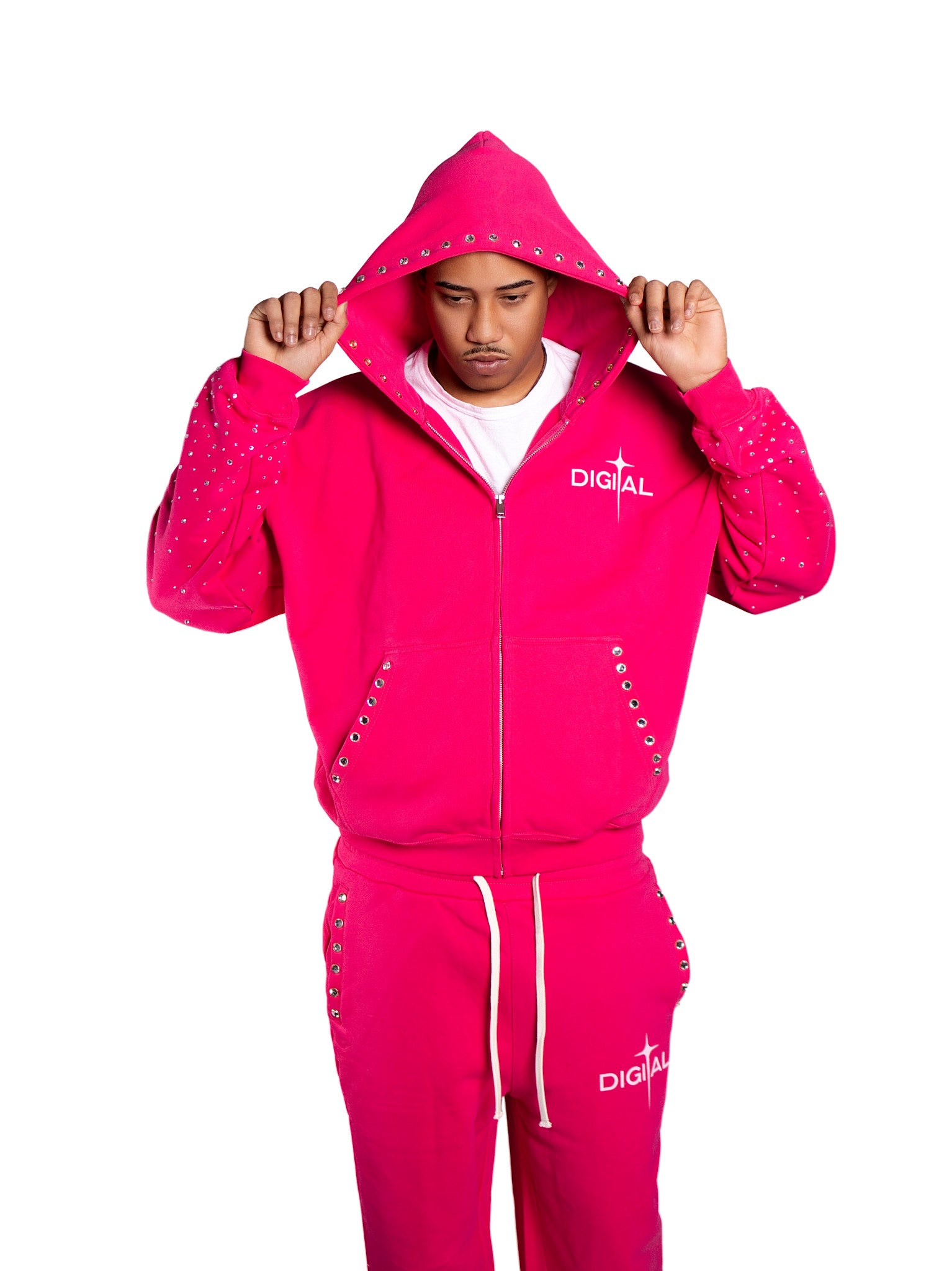 DGL pink sweatsuit