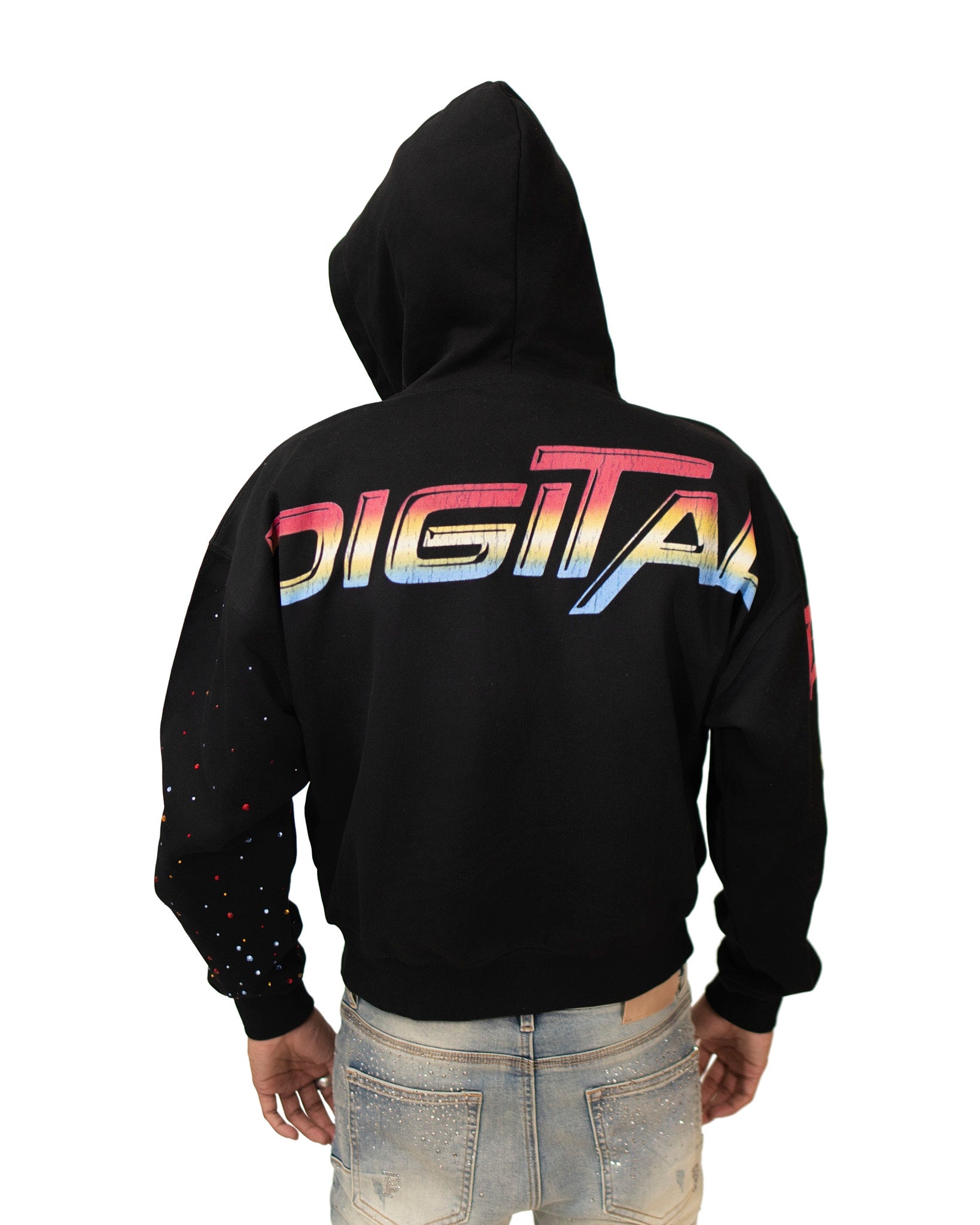 Gamer space digital hoodie