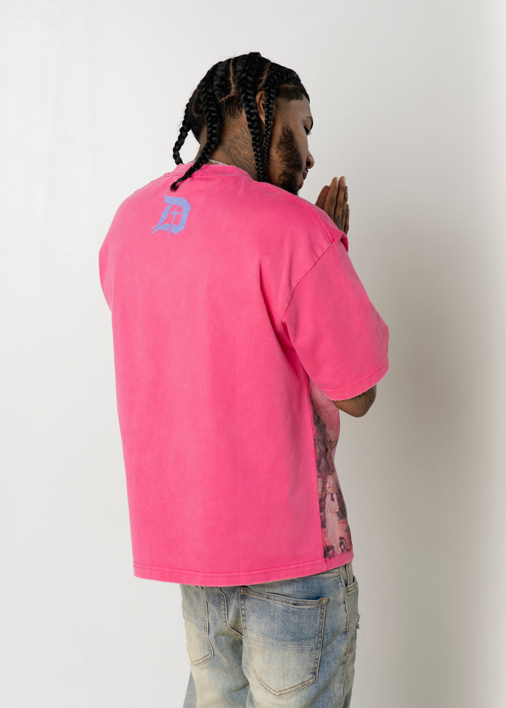 Old pink digital T-shirt