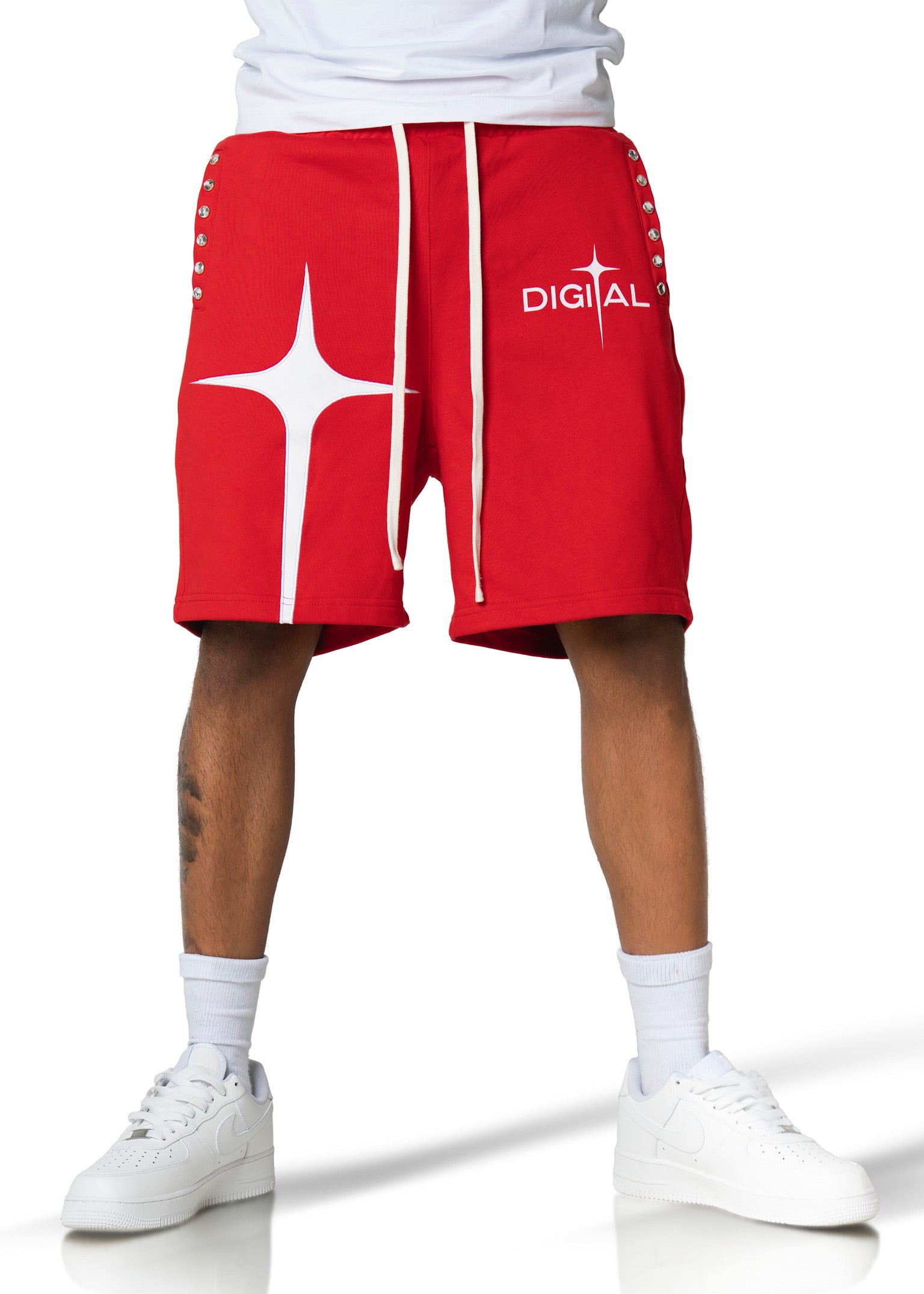 Digital OG logo shorts - Red