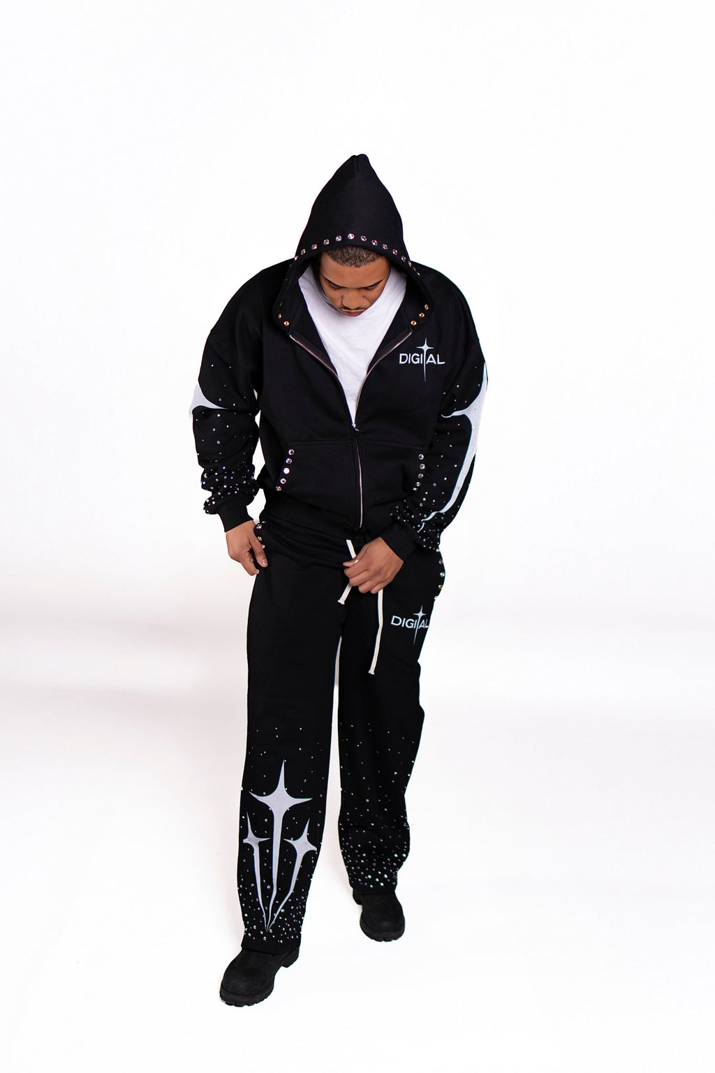 DGL black sweatsuit