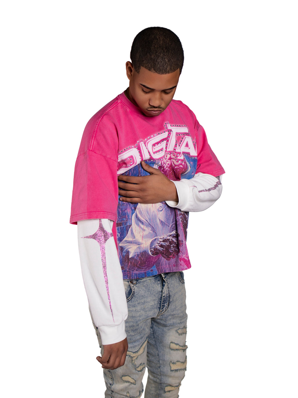 DIGITAL Pink Lab Long-Sleeved Tee