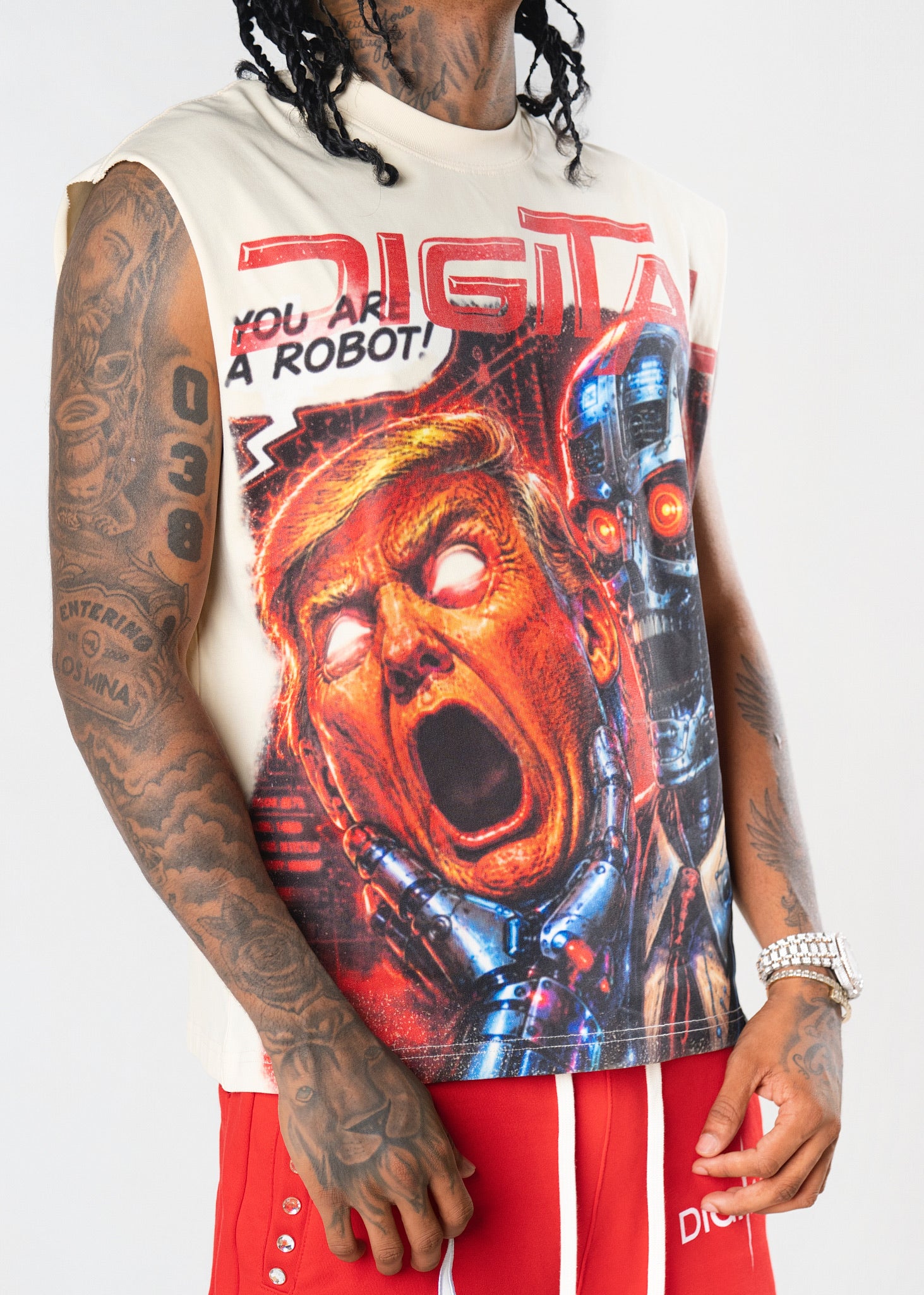 DIGITAL FDT SLEEVELESS TEE
